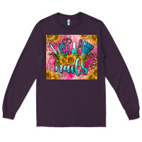 Plum nails Long Sleeve Tee - BarkalooDesign