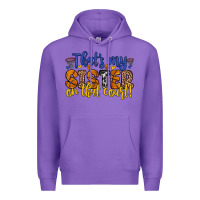 Purple that s my sister on that court Premium Hoodie - Zillion Design Studio