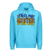 Ocean Blue that s my sister on that court Premium Hoodie - Zillion Design Studio