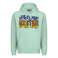 Seafoam that s my sister on that court Premium Hoodie - Zillion Design Studio