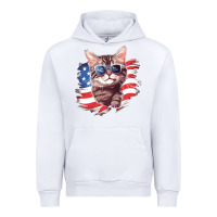 White cat2 Urban Hoodie - Unal Design