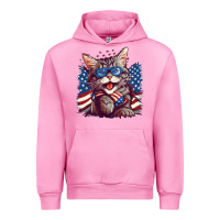 Fuchsia Pink cat4 Urban Hoodie - Unal Design