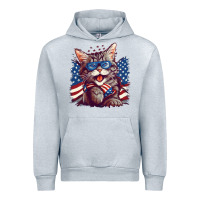 Heather Grey cat4 Urban Hoodie - Unal Design
