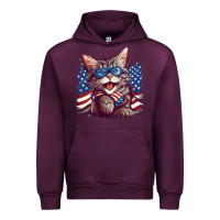 Mauve Wine cat4 Urban Hoodie - Unal Design