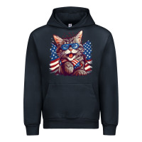 Navy cat4 Urban Hoodie - Unal Design