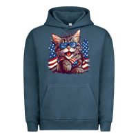 Pigment Midnight Navy cat4 Urban Hoodie - Unal Design