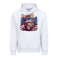 White cat4 Urban Hoodie - Unal Design