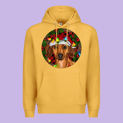 Premium Hoodie Christmas Dachshund