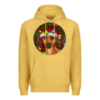 Christmas Dachshund Premium Hoodie | Teevron