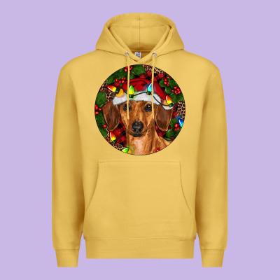 Premium Hoodie Christmas Dachshund