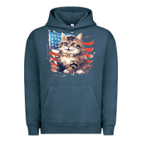 Pigment Midnight Navy cat3 Urban Hoodie - Unal Design