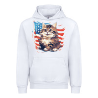 White cat3 Urban Hoodie - Unal Design