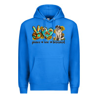 True Royal peace love st. bernard Premium Hoodie - texasbilliewilder