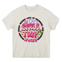 Cream Grils Trip 2025 Heavy Core Tee - CowhideDigitalArt