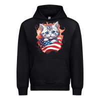 Black cat6 Urban Hoodie - Unal Design