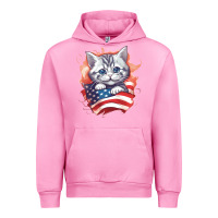 Fuchsia Pink cat6 Urban Hoodie - Unal Design