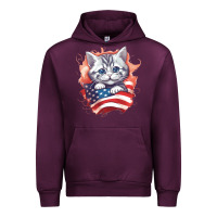 Mauve Wine cat6 Urban Hoodie - Unal Design