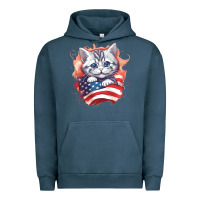 Pigment Midnight Navy cat6 Urban Hoodie - Unal Design