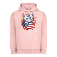 Pigment Salmon cat6 Urban Hoodie - Unal Design