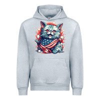 Heather Grey cat7 Urban Hoodie - Unal Design