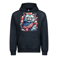 Navy cat7 Urban Hoodie - Unal Design