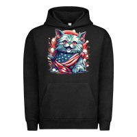 Pigment Black cat7 Urban Hoodie - Unal Design