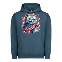 Pigment Midnight Navy cat7 Urban Hoodie - Unal Design