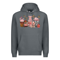 Rock pigs coffee cups Premium Hoodie - texasbilliewilder