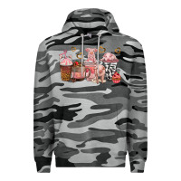 Slate Camo pigs coffee cups Premium Hoodie - texasbilliewilder