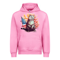 Fuchsia Pink cat8 Urban Hoodie - Unal Design