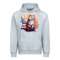 Heather Grey cat8 Urban Hoodie - Unal Design