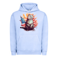 Pigment Grape Ice cat8 Urban Hoodie - Unal Design