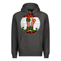 Charcoal Heather Elf Shoes Premium Hoodie - RanaPortraitStore