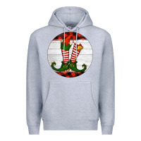 Heather Grey Elf Shoes Premium Hoodie - RanaPortraitStore