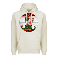 Oatmeal Heather Elf Shoes Premium Hoodie - RanaPortraitStore