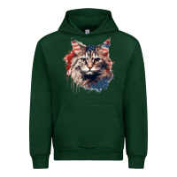 Foreset Green cat9 Urban Hoodie - Unal Design