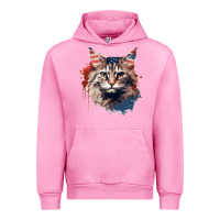 Fuchsia Pink cat9 Urban Hoodie - Unal Design