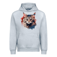 Heather Grey cat9 Urban Hoodie - Unal Design