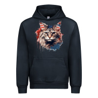 Navy cat9 Urban Hoodie - Unal Design