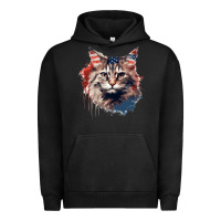 Pigment Black cat9 Urban Hoodie - Unal Design