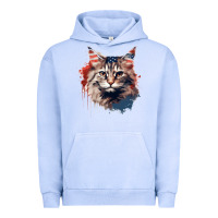 Pigment Grape Ice cat9 Urban Hoodie - Unal Design