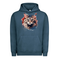 Pigment Midnight Navy cat9 Urban Hoodie - Unal Design