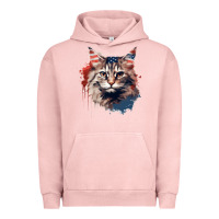 Pigment Salmon cat9 Urban Hoodie - Unal Design