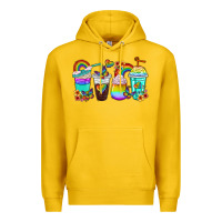 Lemon rainbow coffee cups Premium Hoodie - texasbilliewilder