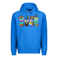 True Royal rainbow coffee cups Premium Hoodie - texasbilliewilder