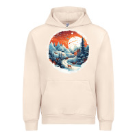 Sandshell deer snow house design Urban Hoodie - Unal Design