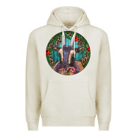 Oatmeal Heather Dark Goat Christmas Premium Hoodie - RanaPortraitStore