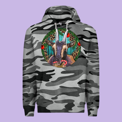Premium Hoodie Dark Goat Christmas
