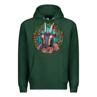 Sports Green Dark Goat Christmas Premium Hoodie - RanaPortraitStore