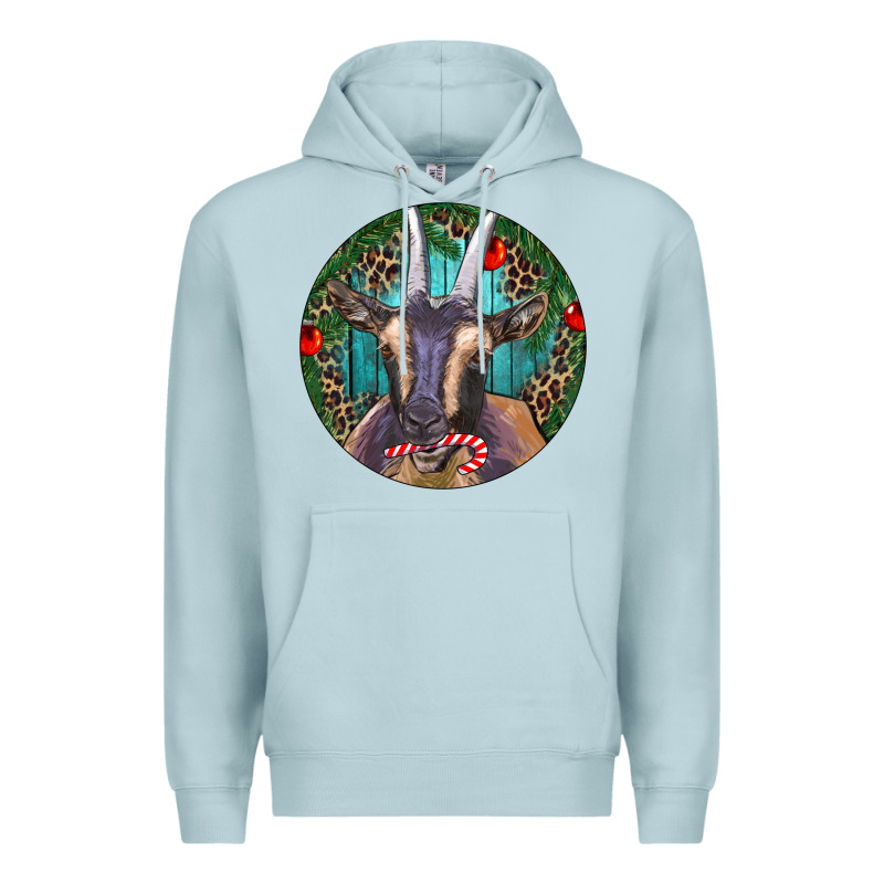 Dark Goat Christmas Premium Hoodie by RanaPortraitStore | Teevron